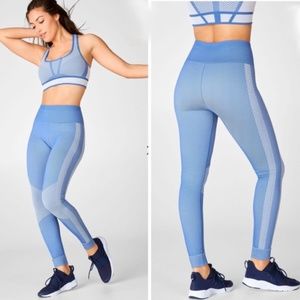 NWT High-Waisted Seamless Check Legging Blue XS